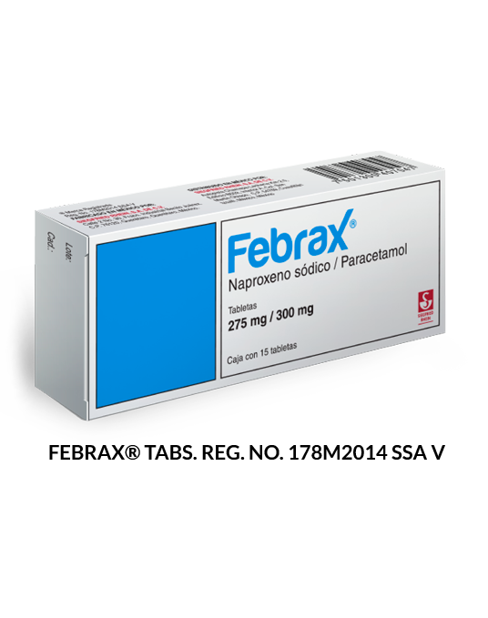 FEBRAX 275/300MG TAB C/15